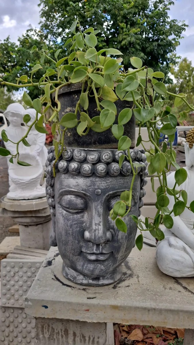 Buddha Head Flower Pot Model 1