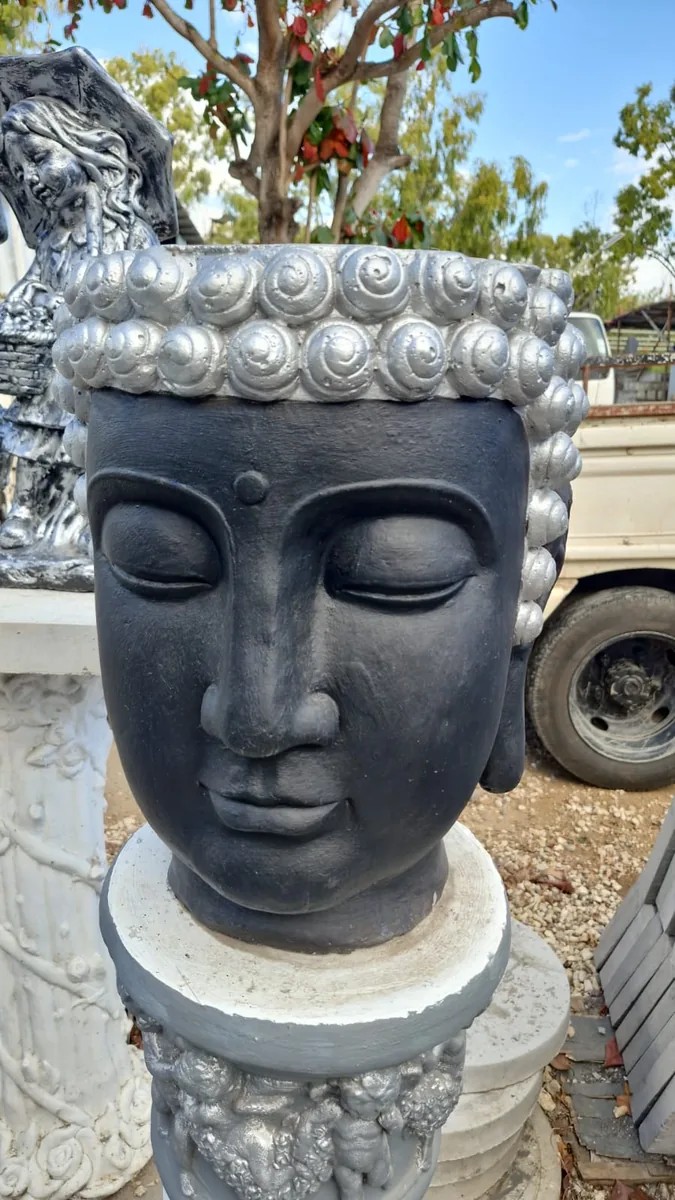 Buddha Head Flower Pot Model 1 photo 4