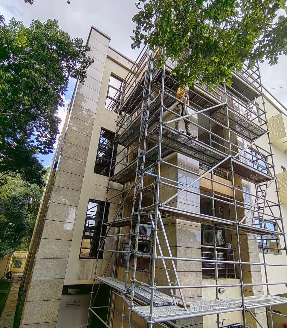 Scaffolding installation